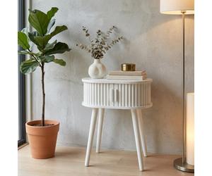 Garden Greatness Maison Ribbed Sand Bedside Table