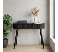 Garden Greatness Maison Ribbed Urban Side Table in Black | Size: 1 Pack Garden Greatness Black 1 Pack