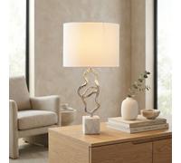 Garden Greatness Maison Silver Swirl Table Lamp Garden Greatness Multicolor
