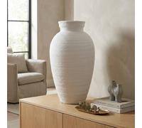 Garden Greatness Maison Textured Large Traditional Vase in White | Size: 1 Pack Garden Greatness White 1 Pack
