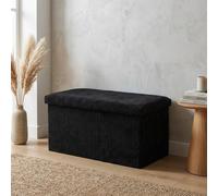 Garden Greatness Maison Urban Soft Touch Ottoman Storage in Black Garden Greatness Black