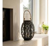 Garden Greatness Maison Woven Wicker Lantern Decor