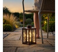 Garden Greatness Mini Bronze Effect Solar Firefly Star Lantern | Size: 1 Pack Garden Greatness Bronze 1 Pack