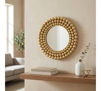 Garden Greatness Multi Beaded Ball Framed Mirror