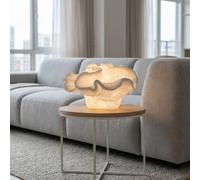 Garden Greatness Natural Rose Coral Table Lamp in Beige Garden Greatness Beige