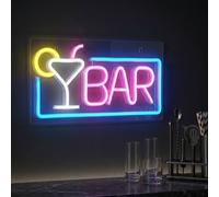 Garden Greatness NeonEsque Cocktail Bar LED Neon Sign Garden Greatness Multicolor