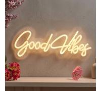 Garden Greatness NeonEsque Good Vibes LED Neon Sign Garden Greatness Multicolor