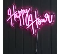 Garden Greatness NeonEsque Happy Hour LED Neon Sign Garden Greatness Multicolor