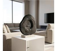 Garden Greatness Noire Mango Wood Sculpture in Black | Size: 1 Pack Garden Greatness Black 1 Pack