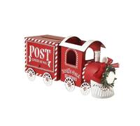 Garden Greatness North Pole Metal Post Express Train in Red | Size: 1 Pack Garden Greatness Red 1 Pack