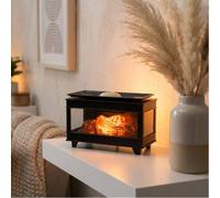 Garden Greatness Nova Rustic Log Aroma Burner in Black | Size: 1 Pack Garden Greatness Black 1 Pack