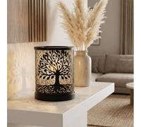 Garden Greatness Nova Tree of Life Illuminated Aroma Burner in Black | Size: 1 Pack Garden Greatness Black 1 Pack