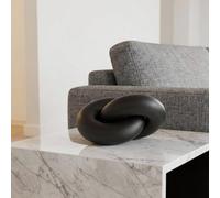 Garden Greatness Obsidian Wood Knot Ornament Modern