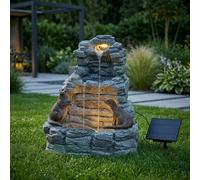 Smart Solar Otter Falls Hybrid Powered Fountain, 1175005