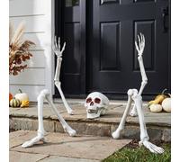 Garden Greatness Outdoor Halloween Skeleton Bones Scene Kit | Size: 1 Pack Garden Greatness Multicolor 1 Pack