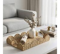 Garden Greatness Paper Rope Weave Edge Serving Tray | Size: 1 Pack Garden Greatness Multicolor 1 Pack