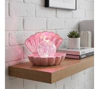 Garden Greatness Pearl Clam Shell Glitter Lamp Soft