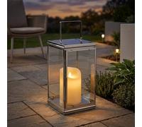 Garden Greatness Phoenix Contemporary Stainless Steel Lantern in Silver | Size: 1 Pack Garden Greatness Silver 1 Pack