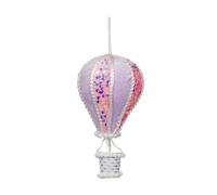 Garden Greatness Pink Candy Hot Air Balloon Hanging Decoration | Size: 1 Pack Garden Greatness Multicolor 1 Pack