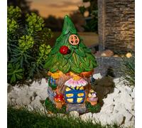 Garden Greatness Pixie Enchanting Door Fairy House Solar Ornament Garden Greatness Multicolor