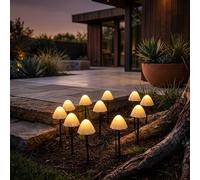 Garden Greatness Pixie Mini Mushroom Garden String Lights | Size: 1 Pack Garden Greatness Multicolor 1 Pack