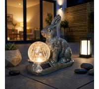 Garden Greatness Rabbit Solar Crackle Ball Light | Size: 1 Pack Garden Greatness Multicolor 1 Pack