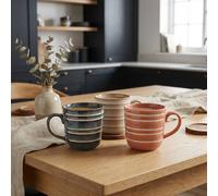 Garden Greatness Reactive Glaze Stoneware Mug Trio | Size: 3 Pack Garden Greatness Multicolor 3 Pack