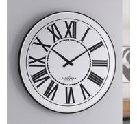 Garden Greatness Regency Roman Face Wall Clock in Silver | Size: 1 Pack Garden Greatness Silver 1 Pack