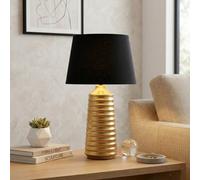 Garden Greatness Relica Brushed Wave Gold Table Lamp