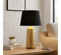 Garden Greatness Relica Brushed Wave Gold Table Lamp Garden Greatness Gold