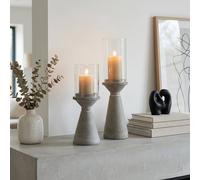 Garden Greatness Relica Duo Concrete Candle Holder | Size: 1 Pack Garden Greatness Multicolor 1 Pack