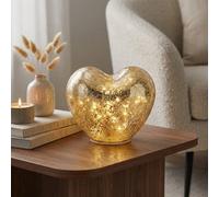 Garden Greatness Relica Gold Light Up Heart Ornament