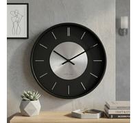Garden Greatness Relica Retro Ii Urban Silver Wall Clock