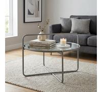 Garden Greatness Relica Round Top Side Coffee Table in Grey | Size: 1 Pack Garden Greatness Grey 1 Pack