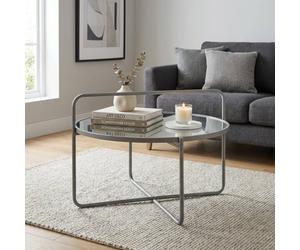 Garden Greatness Relica Round Top Side Coffee Table in Brown | Size: 1 Pack Garden Greatness Brown 1 Pack