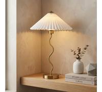 Garden Greatness Relica Satin Pointed Table Lamp in White Garden Greatness White