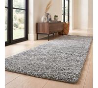 Garden Greatness Relica Soft Touch Light Grey Fluffy Runner