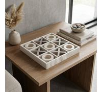 Garden Greatness Relica Tic Tac Toe Game Decoration in Beige | Size: 1 Pack Garden Greatness Beige 1 Pack