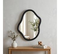 Garden Greatness Relica Urban Wave Style Mirror in Black | Size: 1 Pack Garden Greatness Black 1 Pack