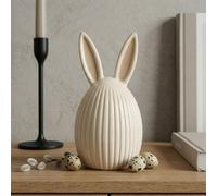 Garden Greatness Ribbed Easter Egg Bunny Ears Ornament