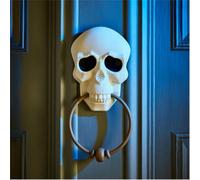 Garden Greatness Scary Animated Skull LED Halloween Doorbell in White | Size: 1 Pack Garden Greatness White 1 Pack