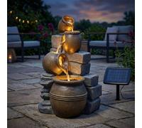 Garden Greatness Sculpted Standing Angel Ornament in Brown | Size: 1 Pack Garden Greatness Brown 1 Pack