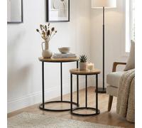 Garden Greatness Sculptural Round Nesting Coffee Tables