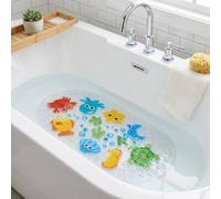 Garden Greatness Sea Animals Non-Slip Bath Mat in Clear Garden Greatness Clear