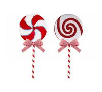 Garden Greatness Set Of 2 Hanging Candy Cane Sweet Decorations