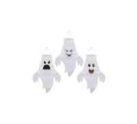 Garden Greatness Set Of 3 Hanging Ghost Decoration in White | Size: 3 Pack Garden Greatness White 3 Pack