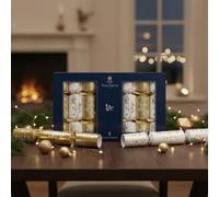 Garden Greatness Set Of 8 Grand Tom Smith Gold Christmas Crackers