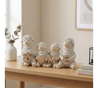 Garden Greatness Shaggy Sheep Home Ornament - Bowl Decorative Accessories