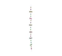 Garden Greatness Shimmering Pastel Candy Sweet Garland | Size: 1 Pack Garden Greatness Multicolor 1 Pack