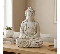 Garden Greatness Sitting Brushed Buddha Ornament